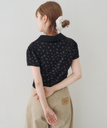 Kastane flower polo tee - Image 49