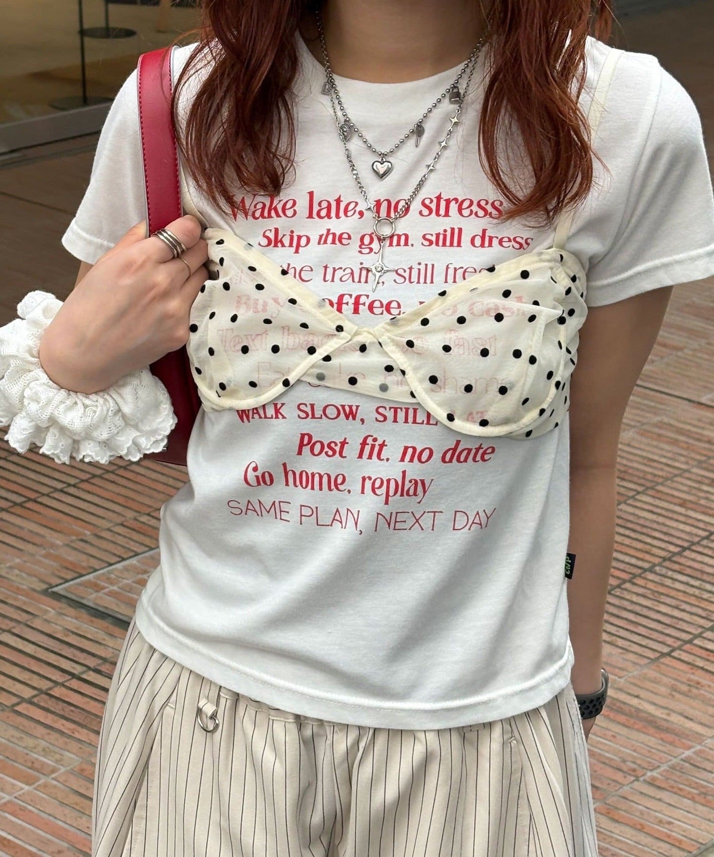 CIAOPANIC 波點薄紗Bustier - Image 5