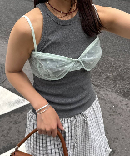 CIAOPANIC 波點薄紗Bustier - Image 17