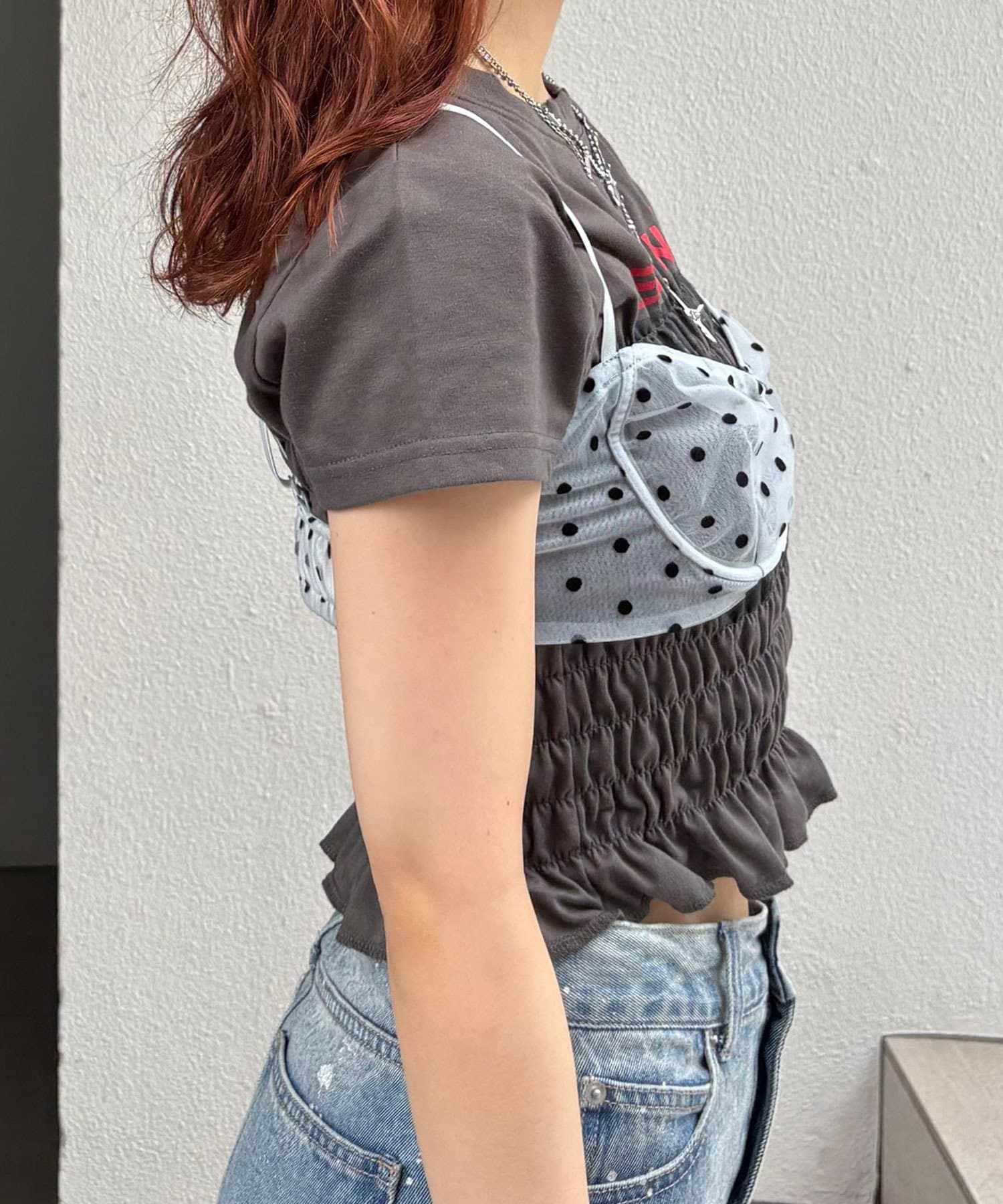 CIAOPANIC 波點薄紗Bustier - Image 31