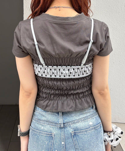 CIAOPANIC 波點薄紗Bustier - Image 32