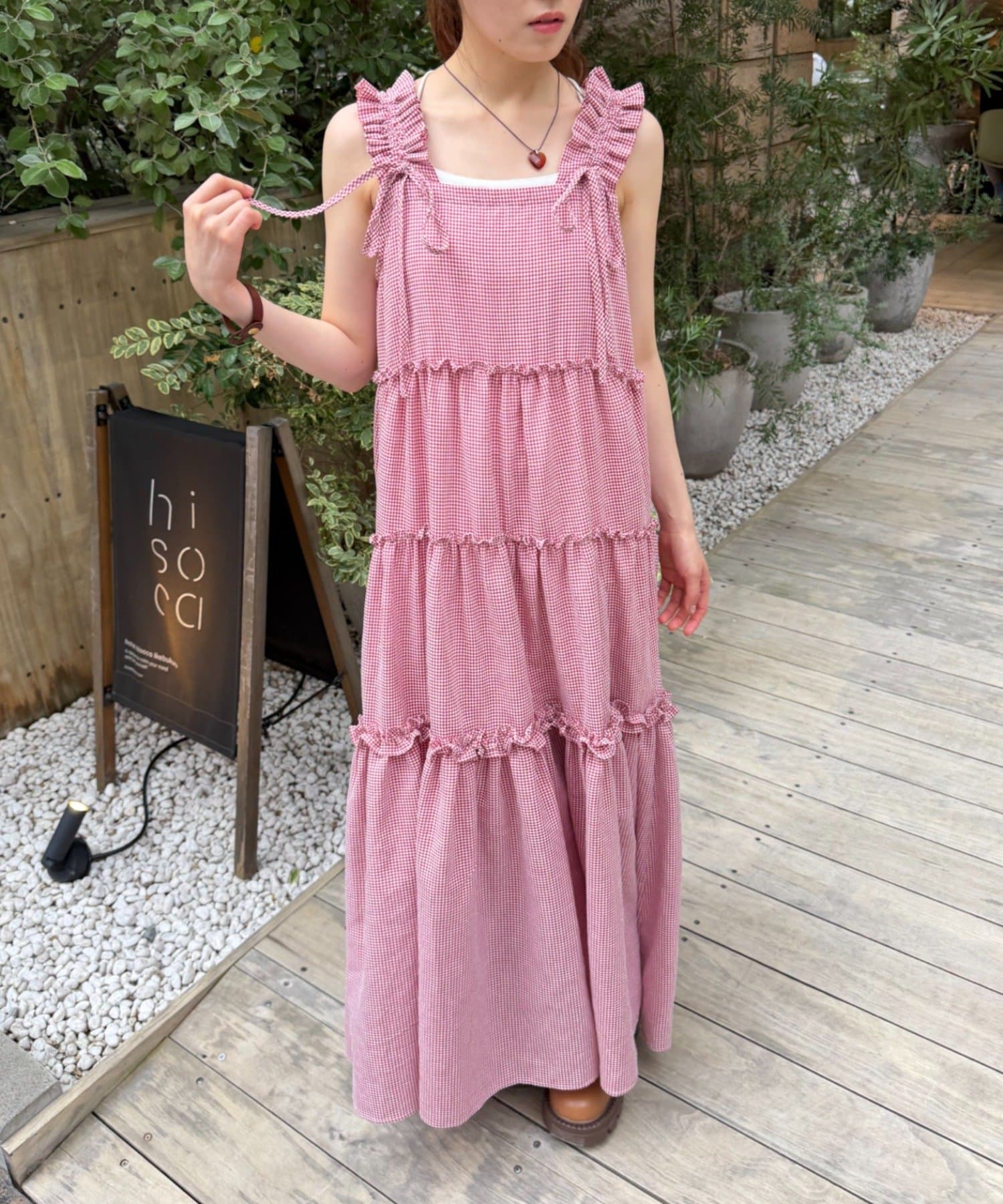 w closet 100%Cotton荷葉邊肩帶ops - Image 10