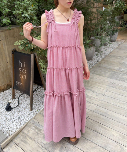 w closet 100%Cotton荷葉邊肩帶ops - Image 10