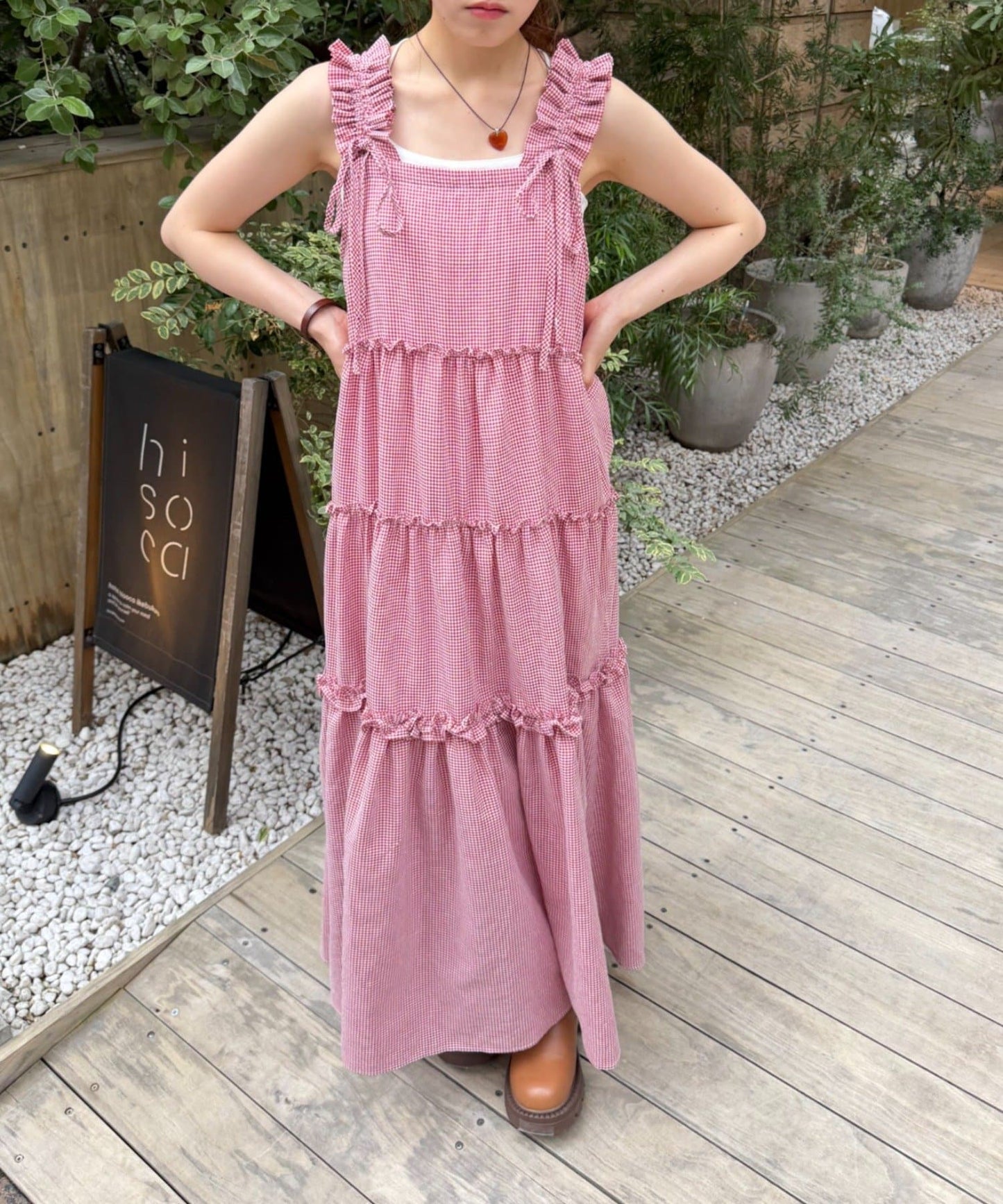 w closet 100%Cotton荷葉邊肩帶ops - Image 11