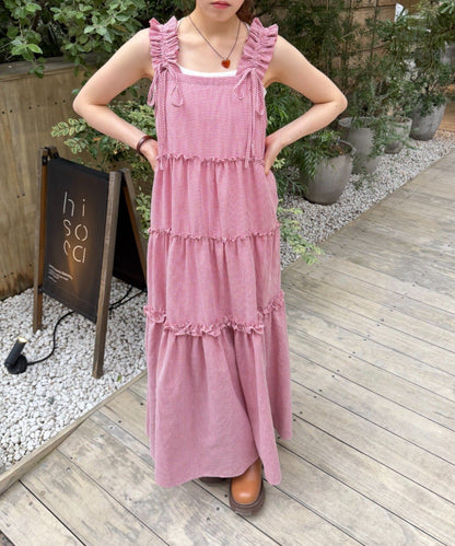 w closet 100%Cotton荷葉邊肩帶ops - Image 11
