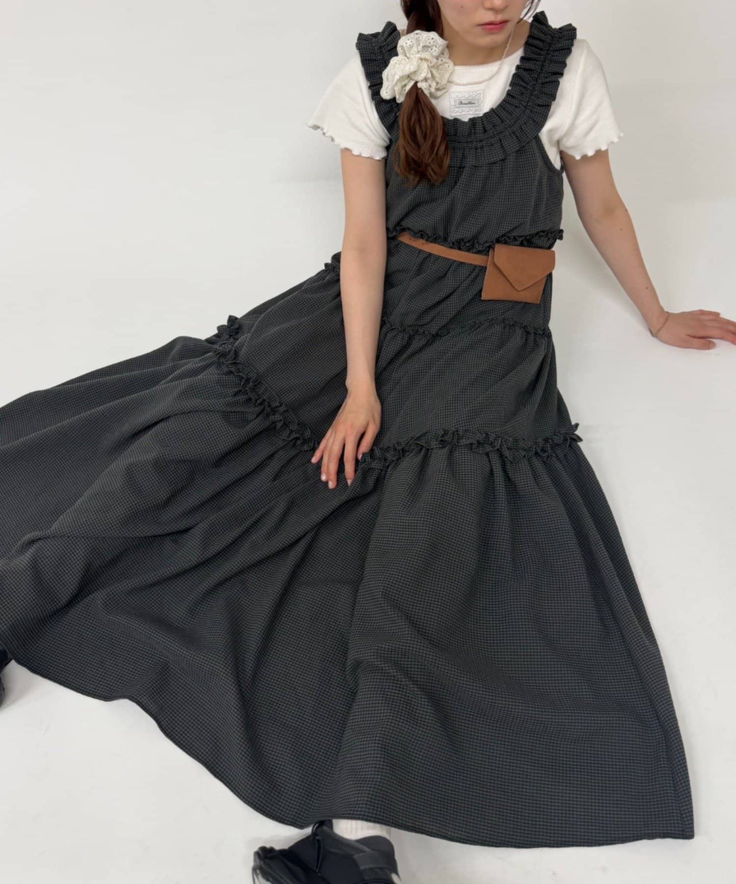 w closet 100%Cotton荷葉邊肩帶ops - Image 12
