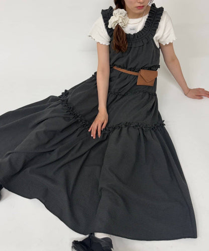 w closet 100%Cotton荷葉邊肩帶ops - Image 12