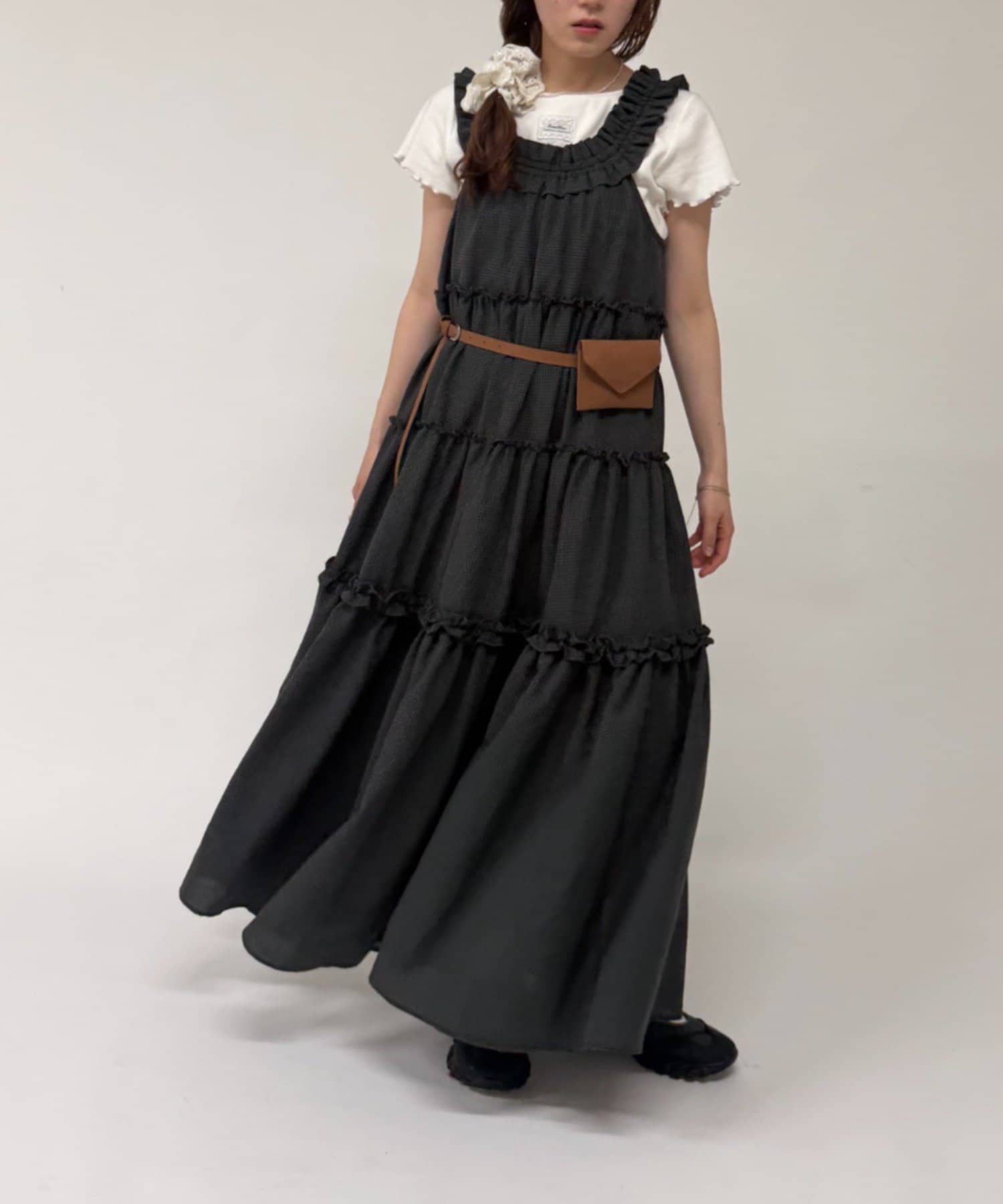w closet 100%Cotton荷葉邊肩帶ops - Image 15