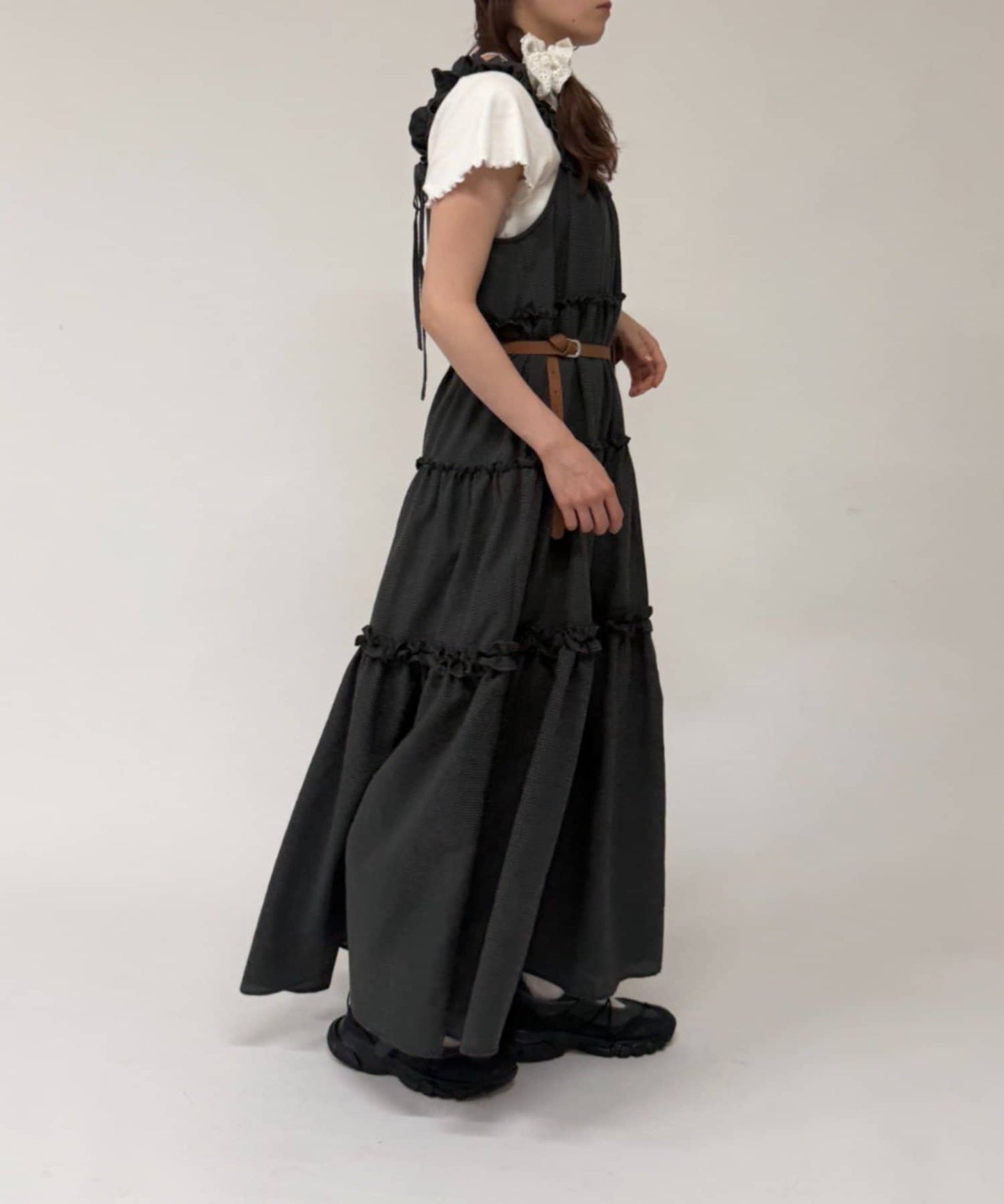 w closet 100%Cotton荷葉邊肩帶ops - Image 16