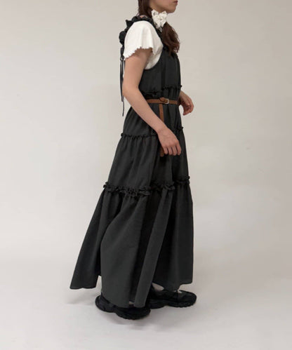 w closet 100%Cotton荷葉邊肩帶ops - Image 16
