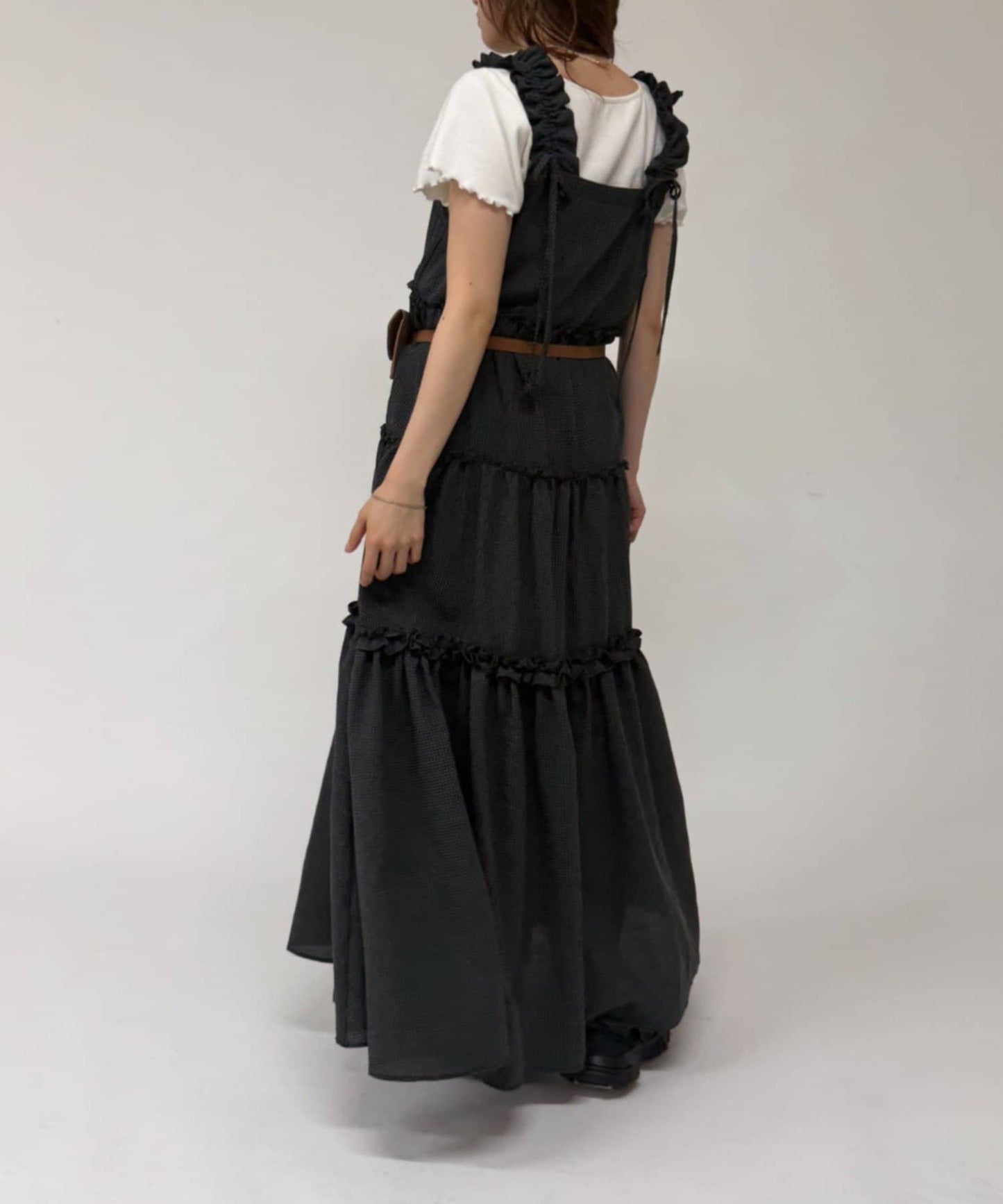 w closet 100%Cotton荷葉邊肩帶ops - Image 17