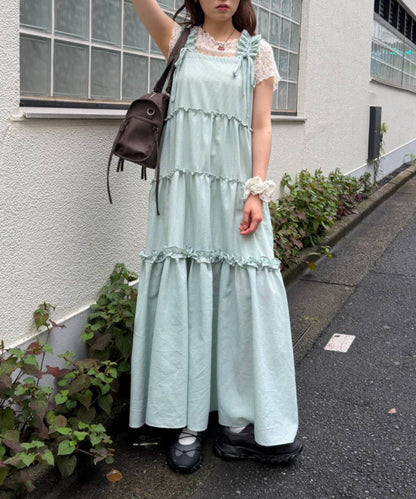 w closet 100%Cotton荷葉邊肩帶ops - Image 21