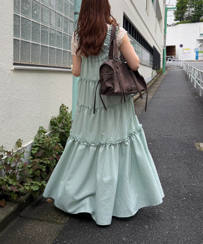w closet 100%Cotton荷葉邊肩帶ops - Image 23