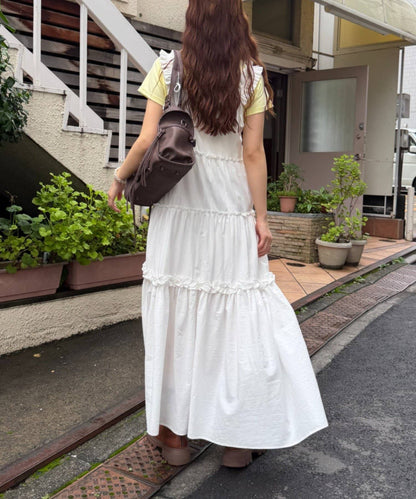 w closet 100%Cotton荷葉邊肩帶ops - Image 26