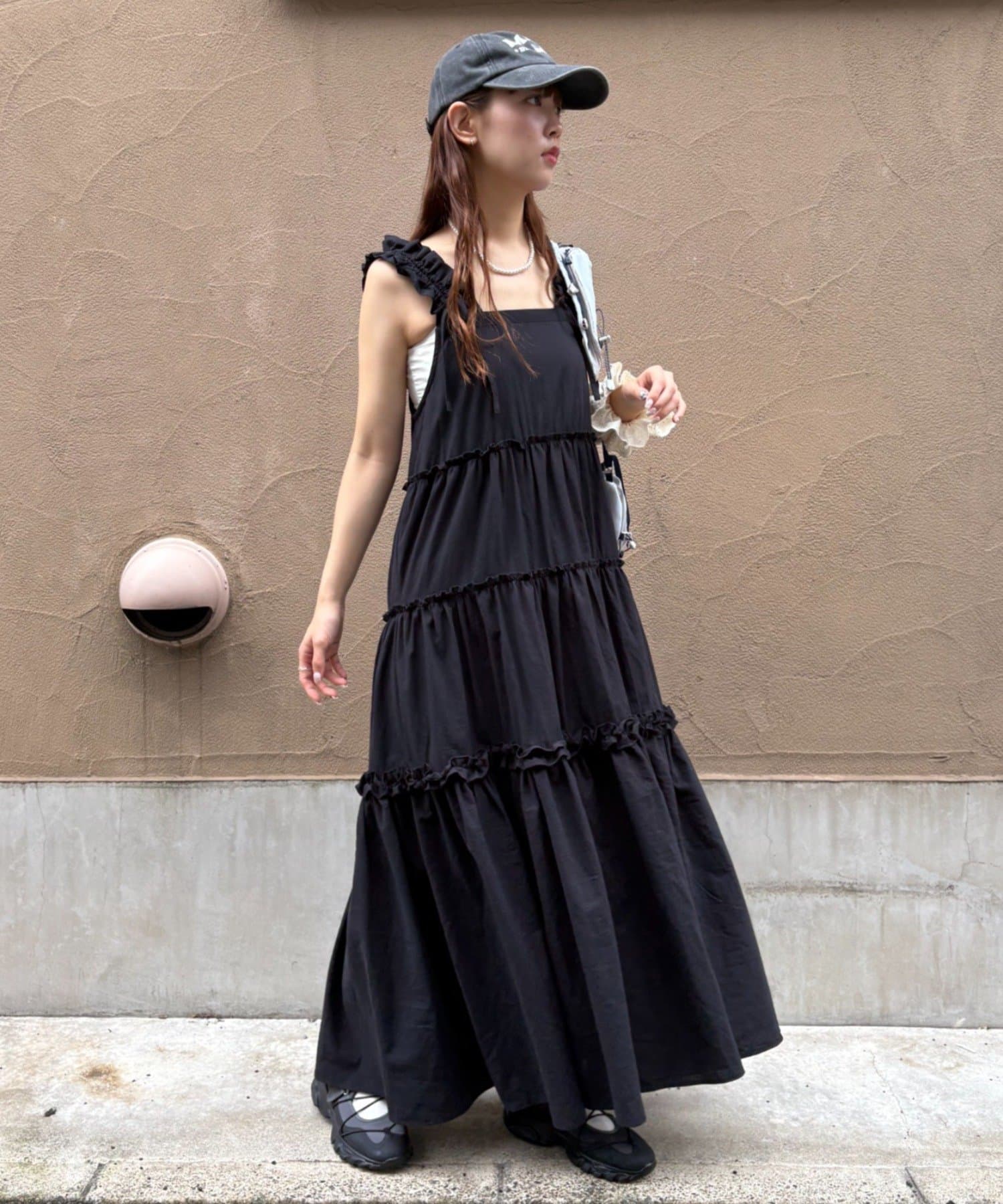 w closet 100%Cotton荷葉邊肩帶ops - Image 29