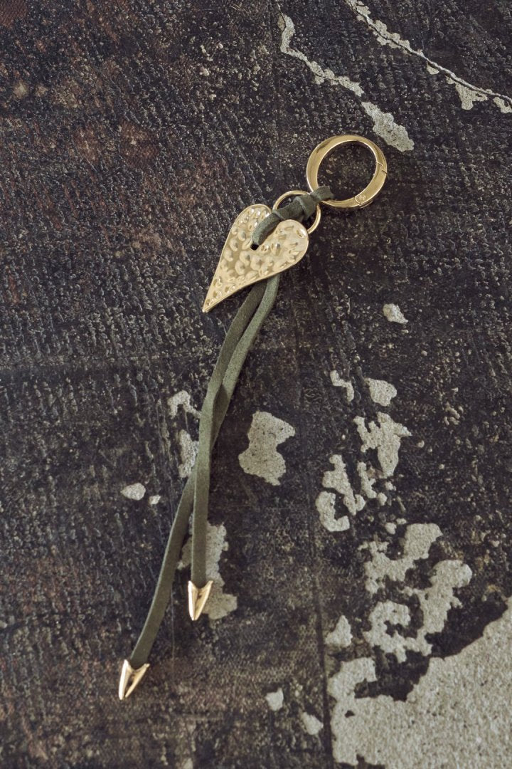 GOLDY Edgy Heart Suede Thread Charm - Image 24