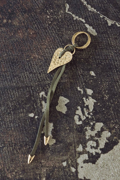 GOLDY Edgy Heart Suede Thread Charm - Image 24