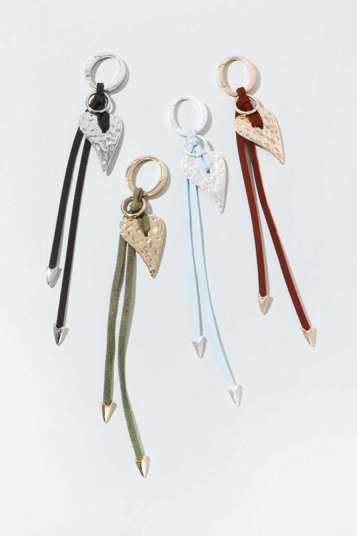 GOLDY Edgy Heart Suede Thread Charm - Image 20