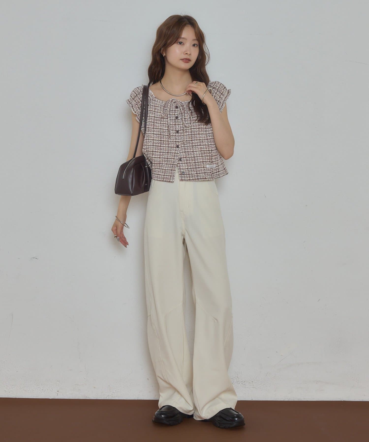 mystic tweeted ribbon french tee - Image 13