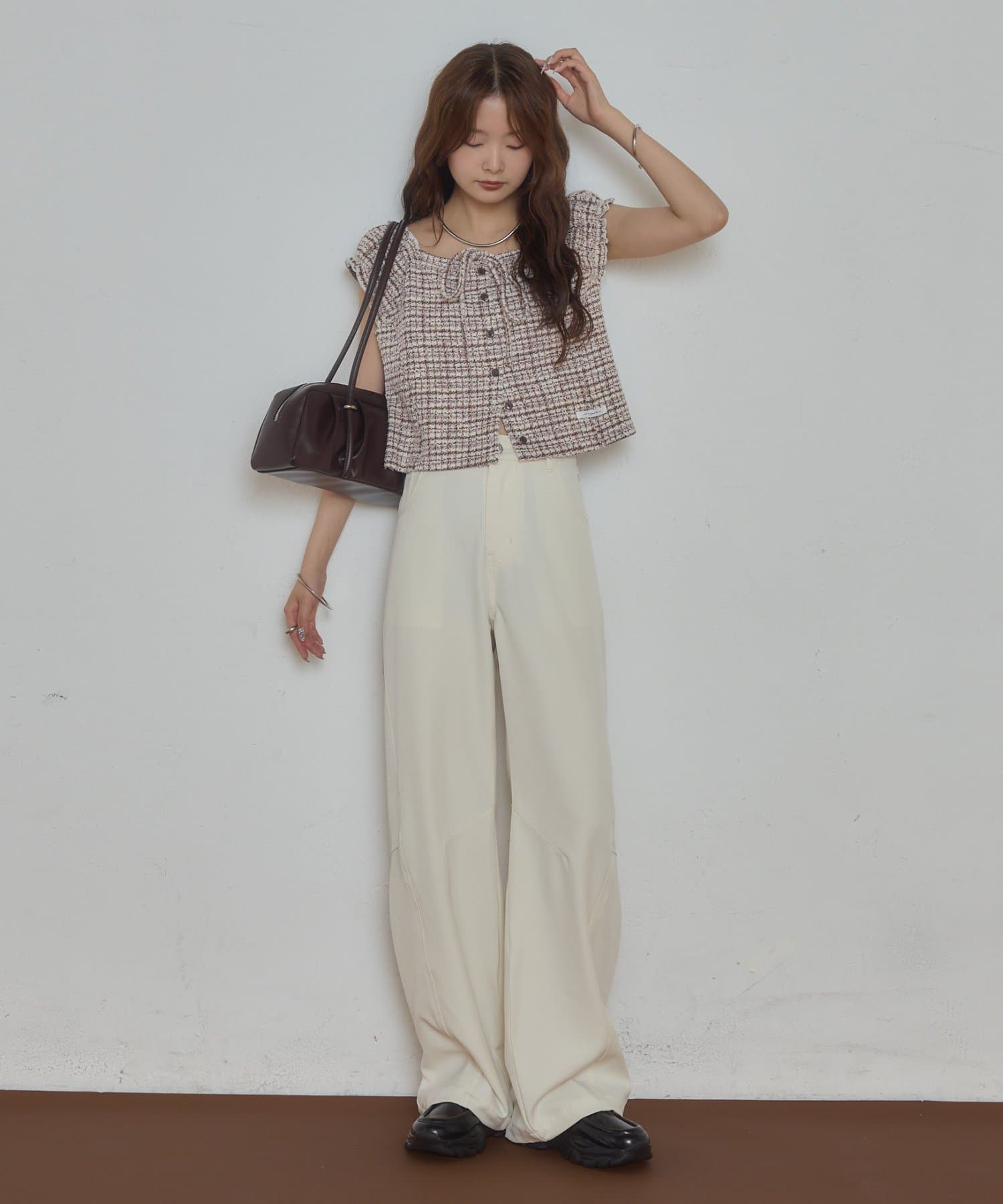 mystic tweeted ribbon french tee - Image 14