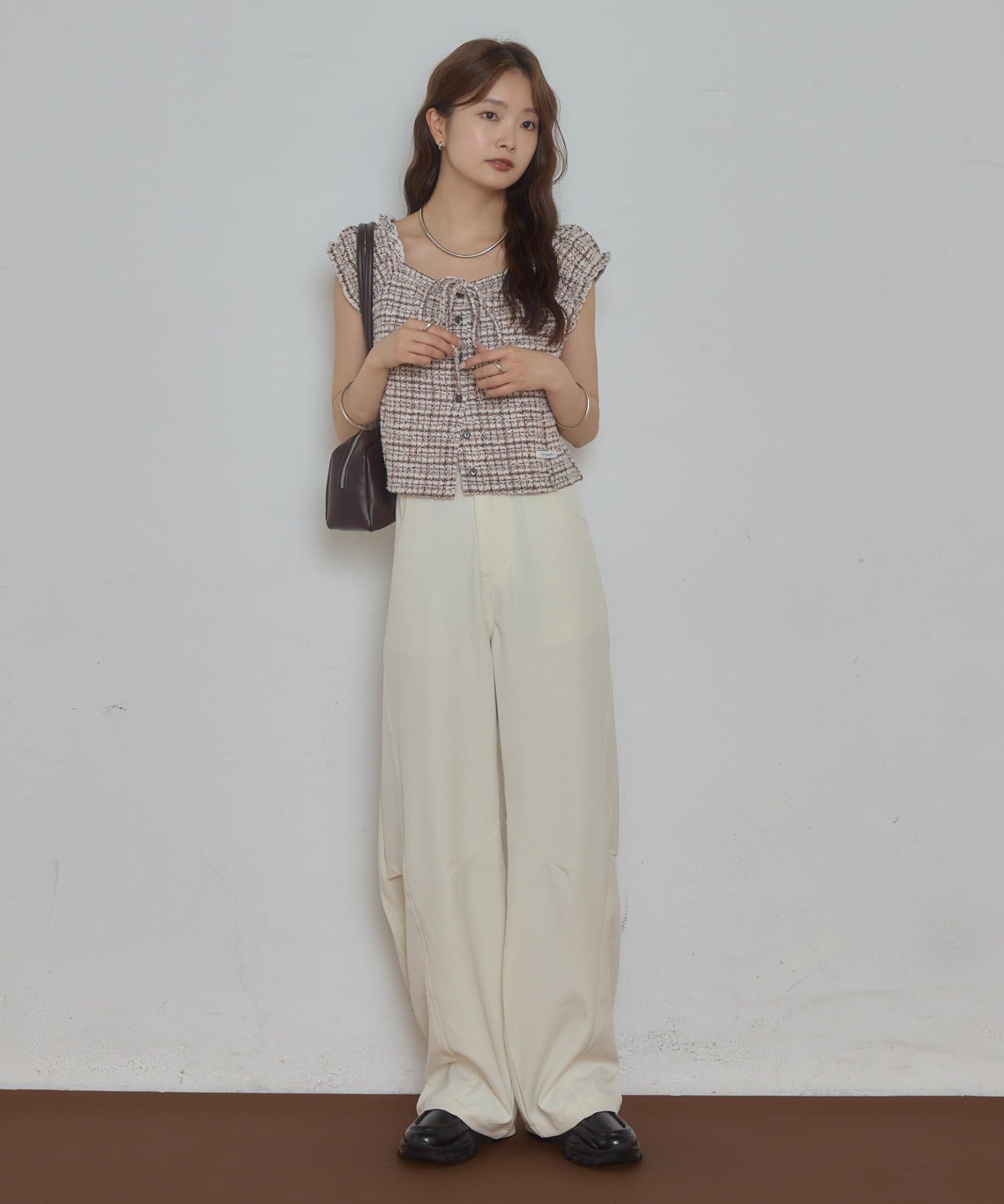 mystic tweeted ribbon french tee - Image 15