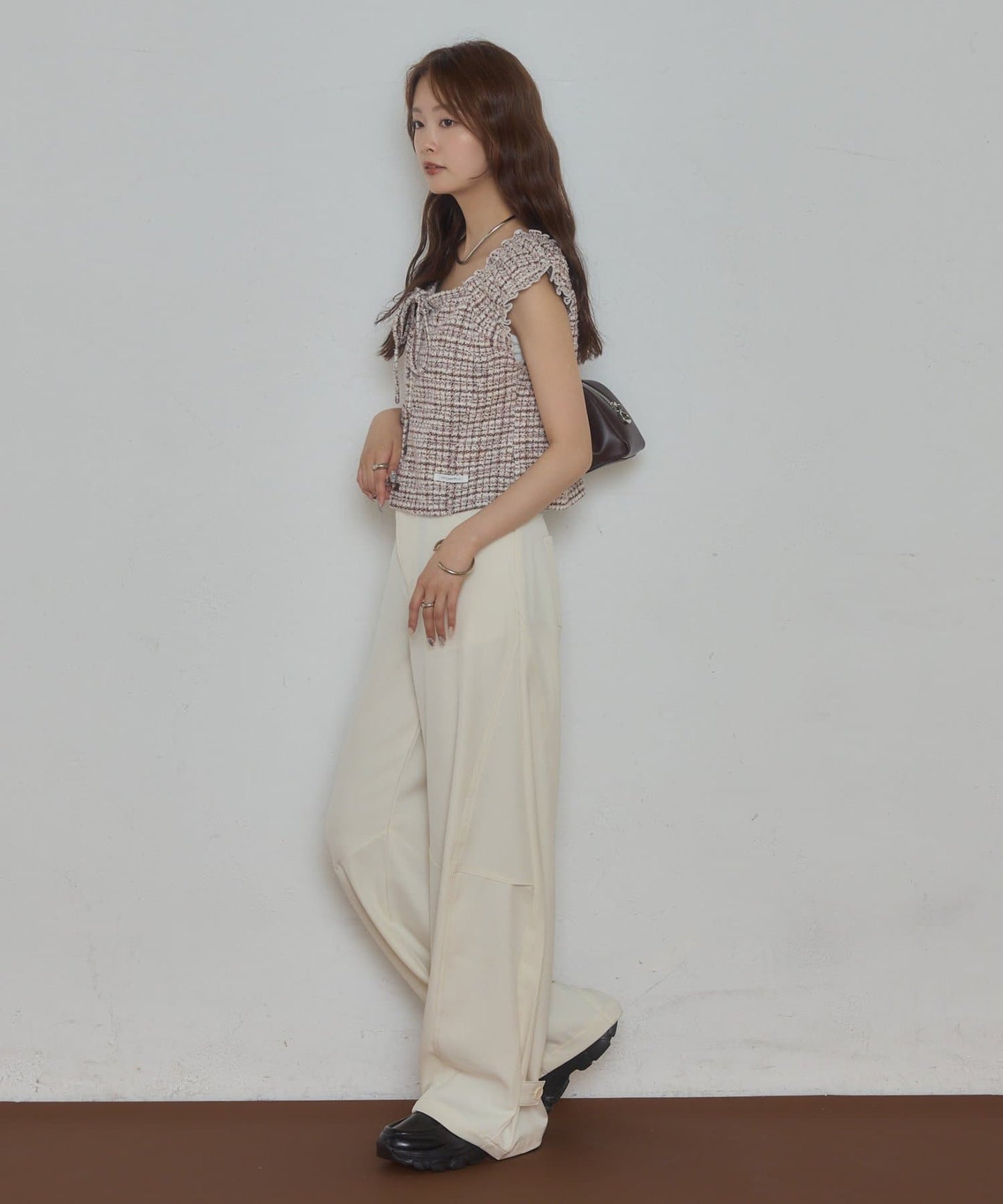 mystic tweeted ribbon french tee - Image 17