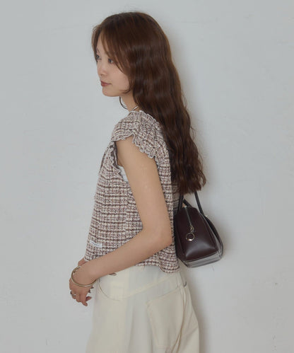 mystic tweeted ribbon french tee - Image 21