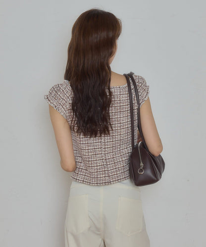 mystic tweeted ribbon french tee - Image 24