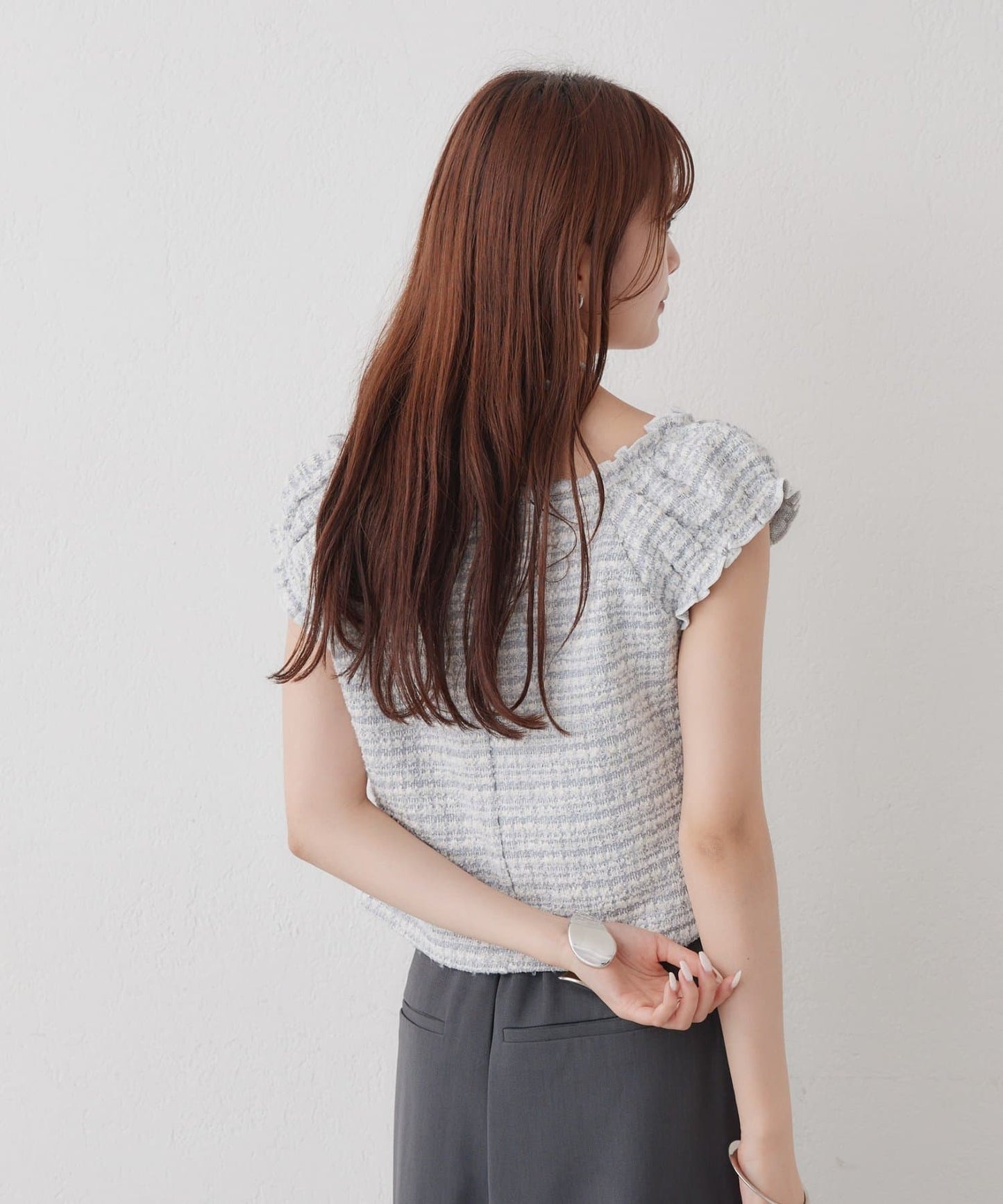 mystic tweeted ribbon french tee - Image 37