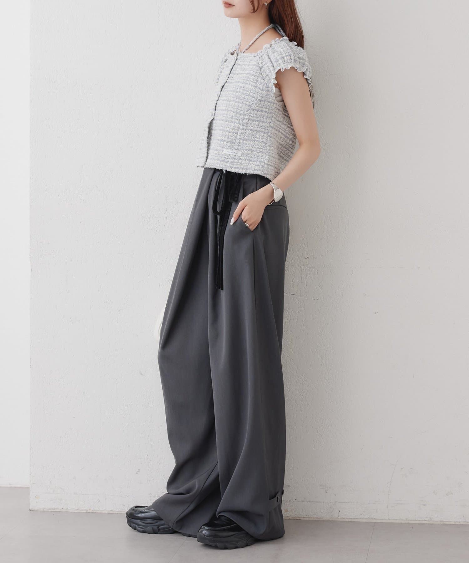 mystic tweeted ribbon french tee - Image 33