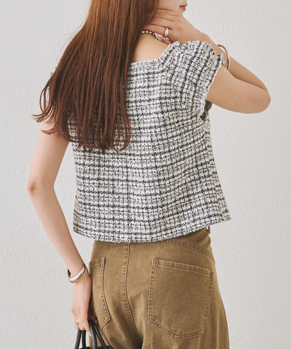 mystic tweeted ribbon french tee - Image 49