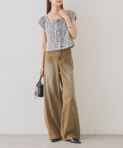 mystic tweeted ribbon french tee - Image 51