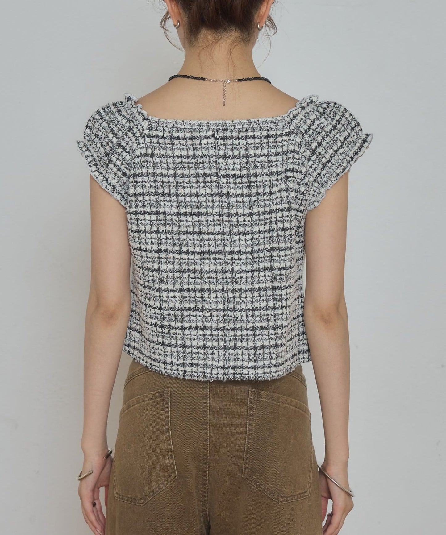 mystic tweeted ribbon french tee - Image 60