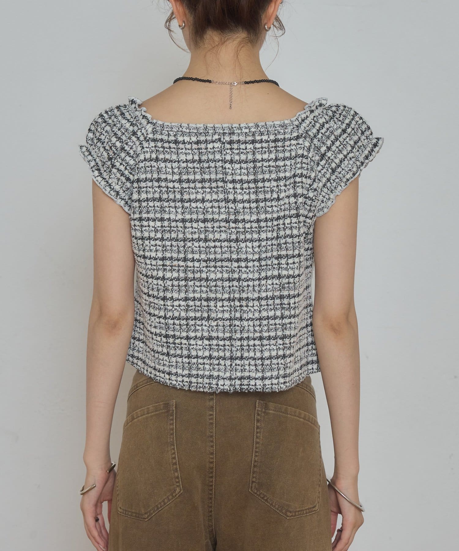mystic tweeted ribbon french tee - Image 60