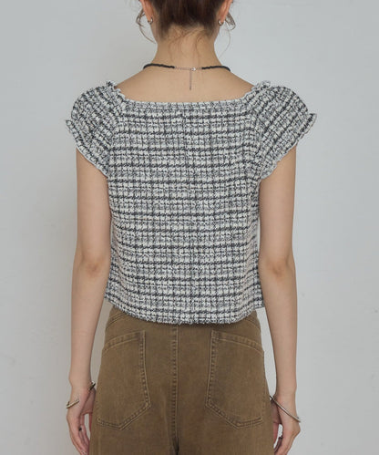 mystic tweeted ribbon french tee - Image 60