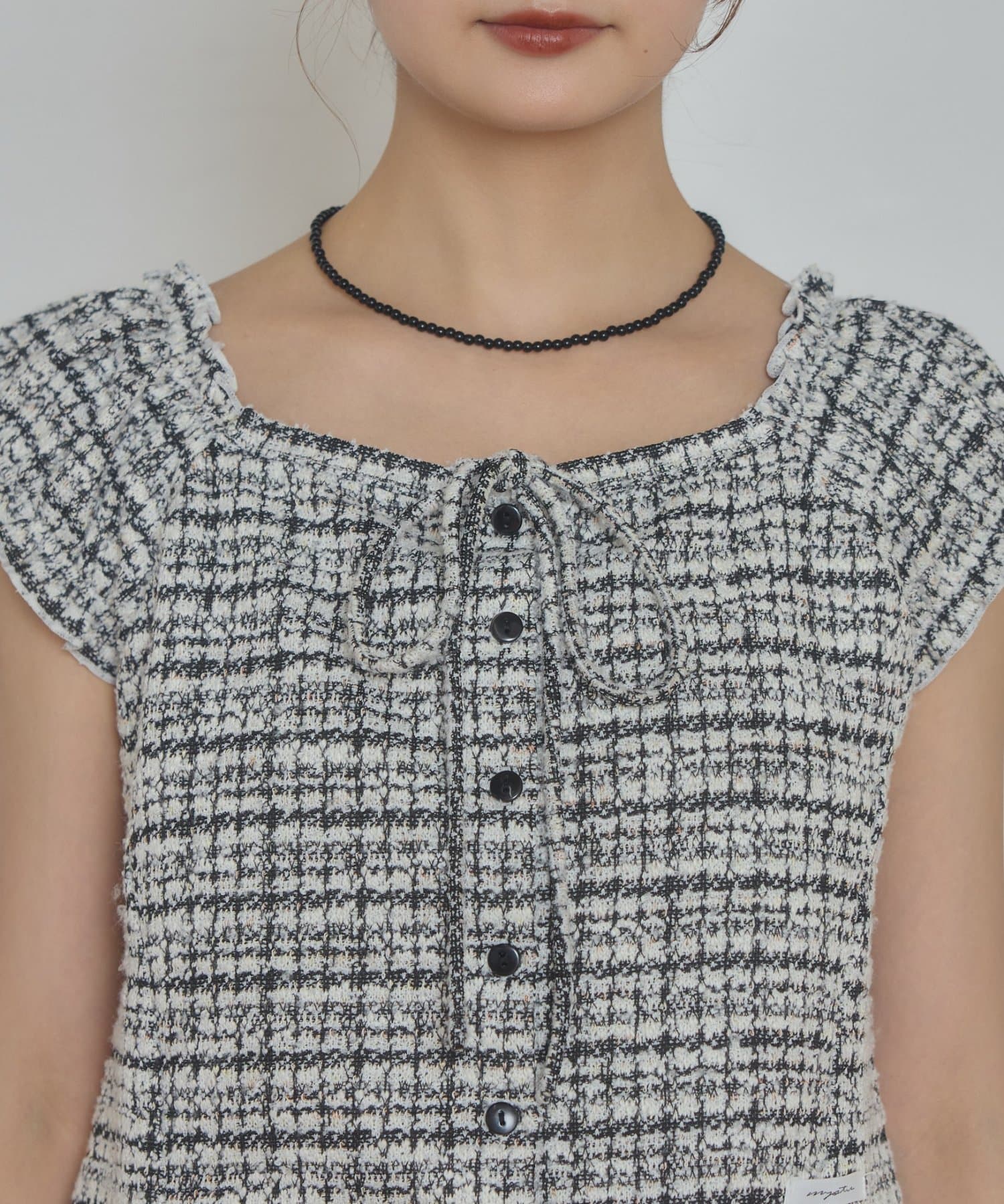 mystic tweeted ribbon french tee - Image 63