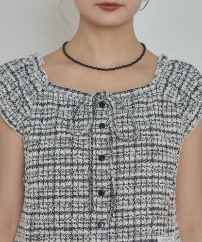 mystic tweeted ribbon french tee - Image 63