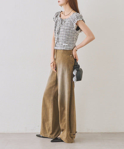 mystic tweeted ribbon french tee - Image 44