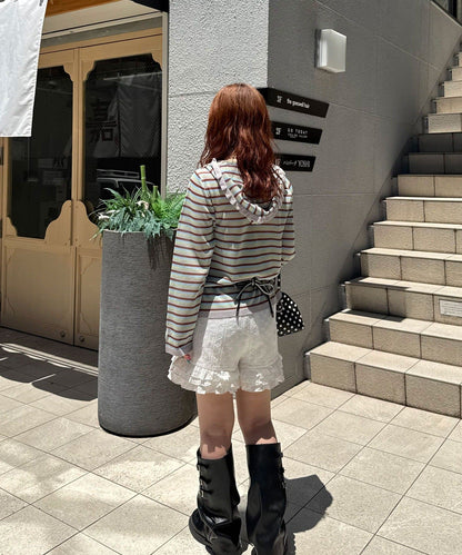 CIAOPANIC 間條 sheer knit hoodie - Image 28