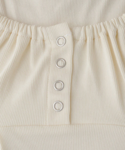 Kastane 羅紋修身掛脖露背Henley Tee - Image 14