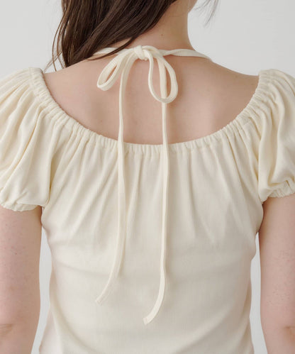 Kastane 羅紋修身掛脖露背Henley Tee - Image 16
