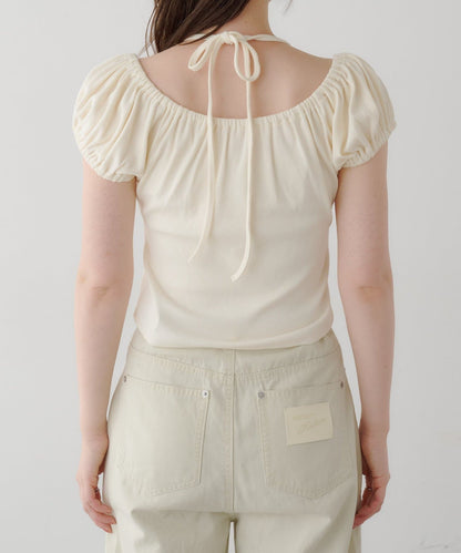 Kastane 羅紋修身掛脖露背Henley Tee - Image 21