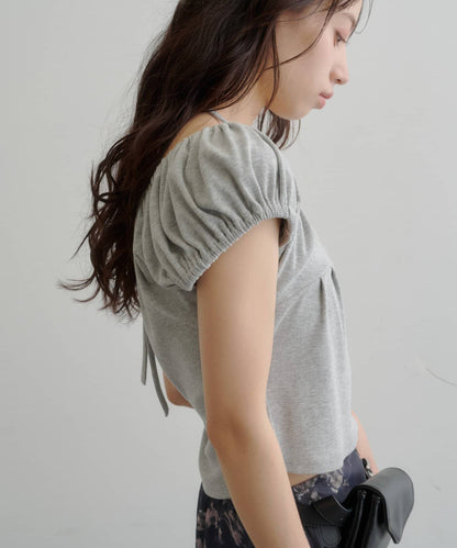 Kastane 羅紋修身掛脖露背Henley Tee - Image 26