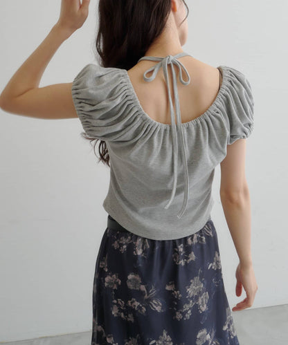 Kastane 羅紋修身掛脖露背Henley Tee - Image 27