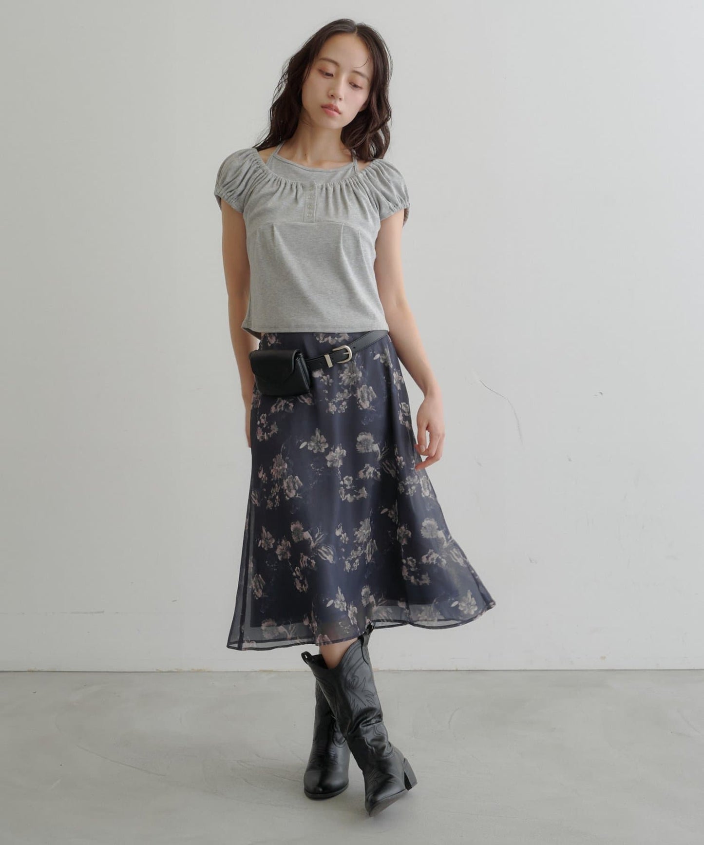 Kastane 羅紋修身掛脖露背Henley Tee - Image 29
