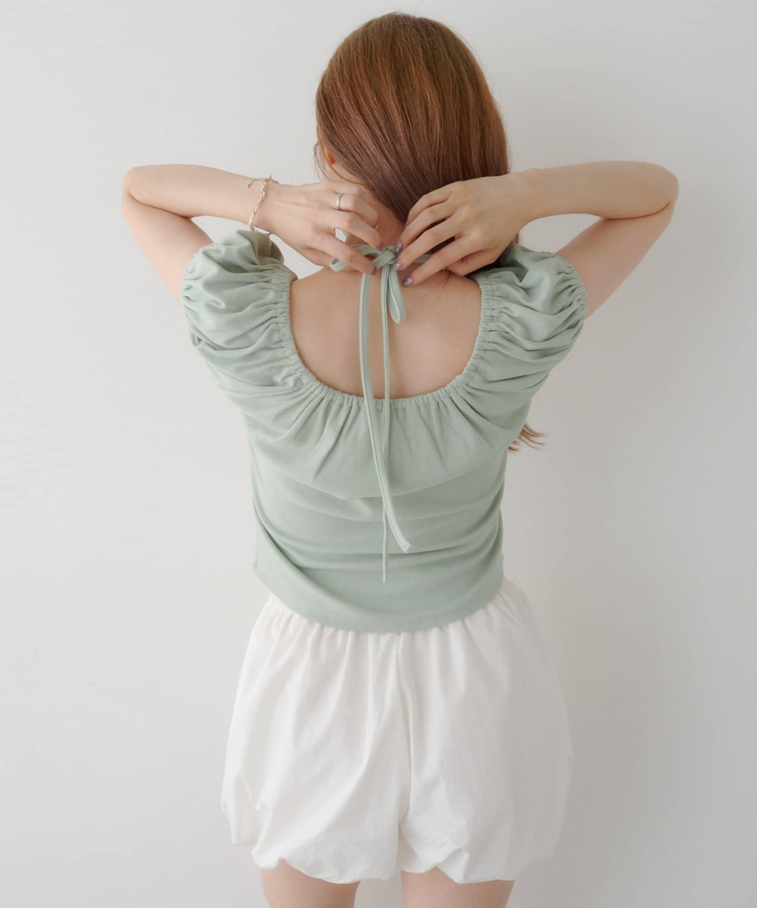 Kastane 羅紋修身掛脖露背Henley Tee - Image 50