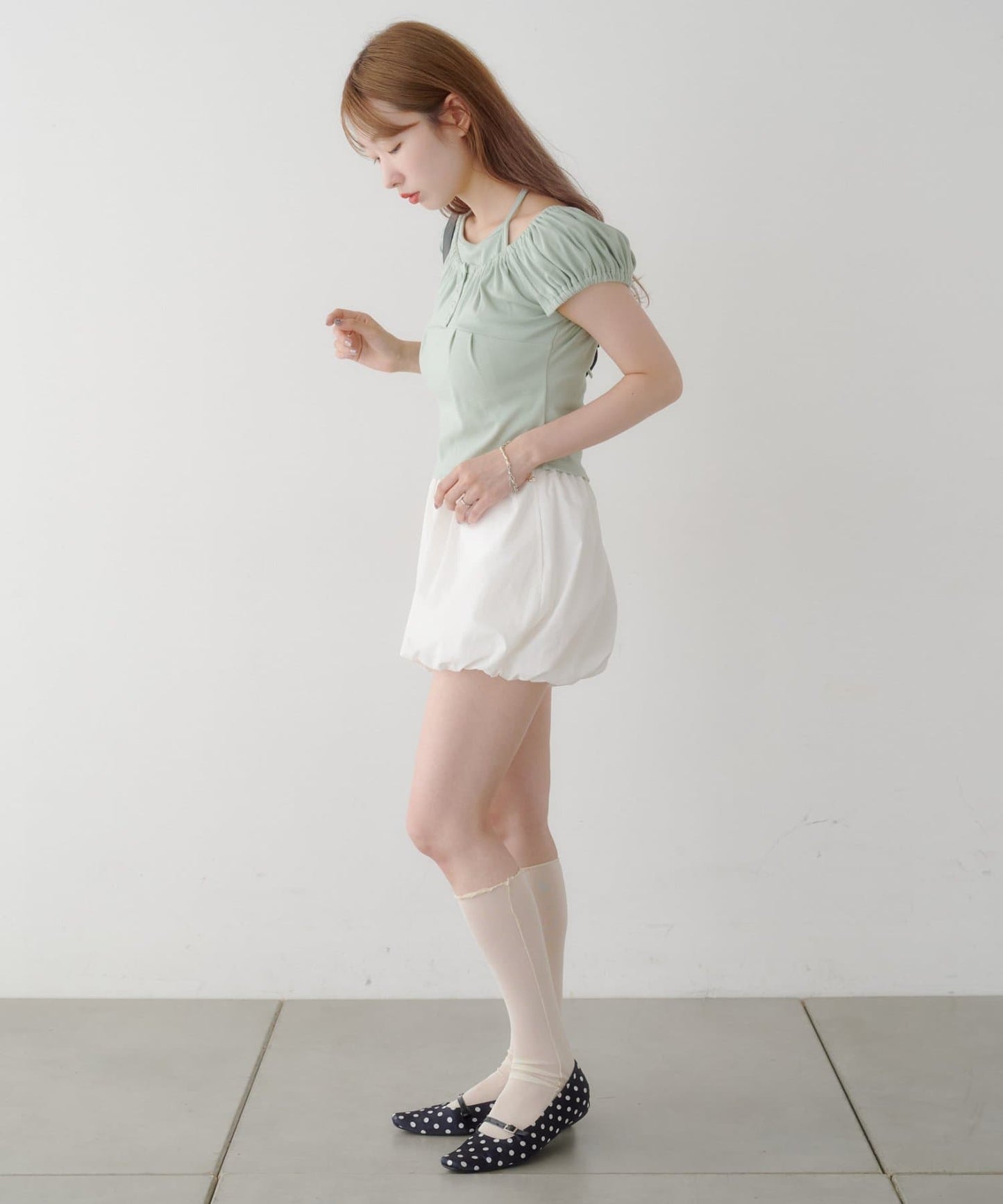 Kastane 羅紋修身掛脖露背Henley Tee - Image 53