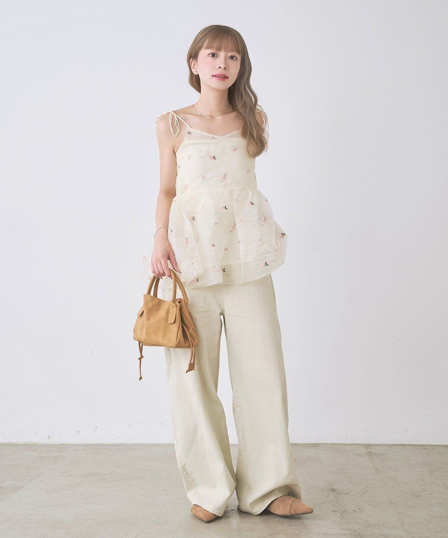Kastane Flower organza balloon tunic - Image 7