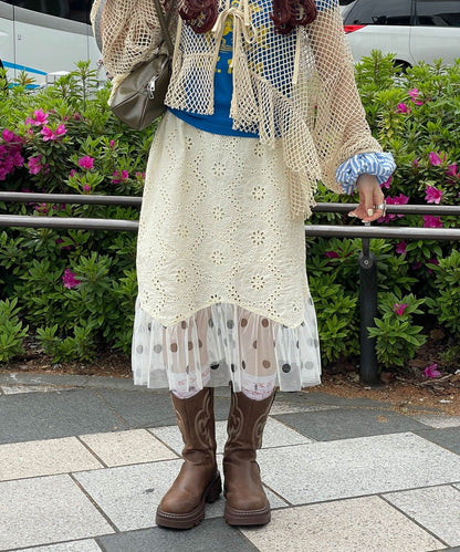 CIAOPANIC 薄紗波點Lace裙 - Image 16