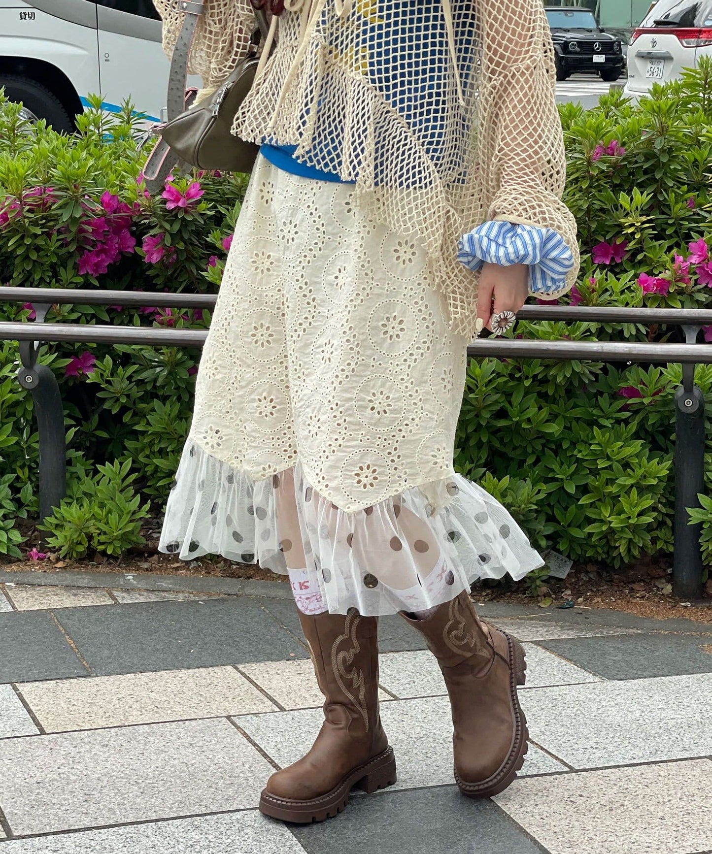 CIAOPANIC 薄紗波點Lace裙 - Image 17